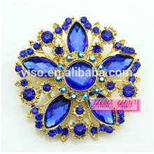 Broche más nuevo del rhinestone de la flor de la manera